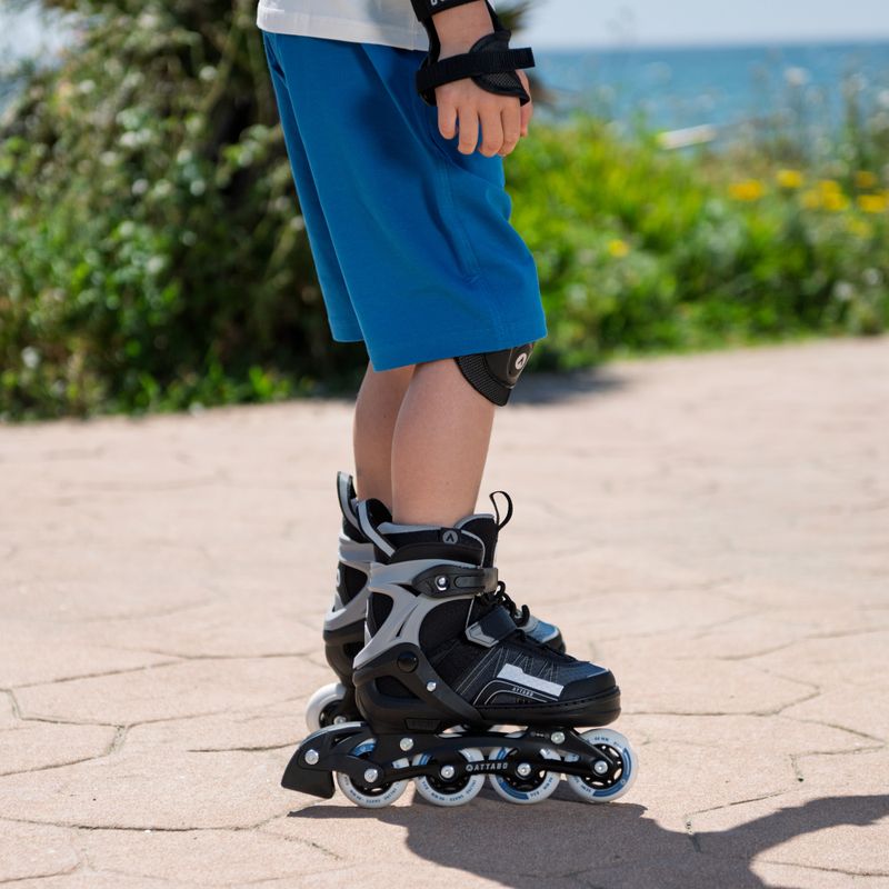 ATTABO Bladeroll verstellbare Kinder Inline-Skates schwarz/blau 15