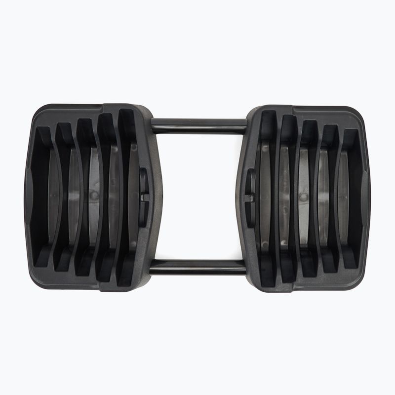 XTREXO-Ständer für verstellbare Langhantel + 2-in-1 Hantel TRX-ABD40 Schwarz 3