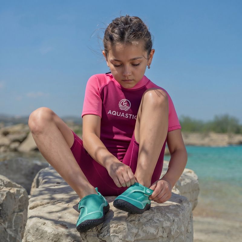 Kinder Wasserschuhe AQUASTIC NINO Turquoise 4