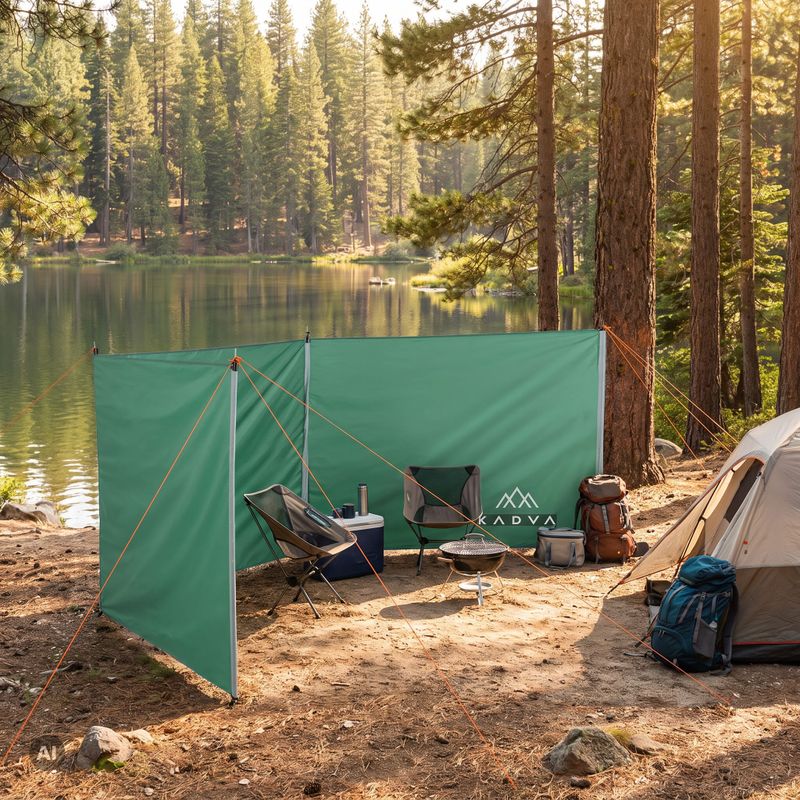 Camping-Sichtschutz KADVA Screen grün 2