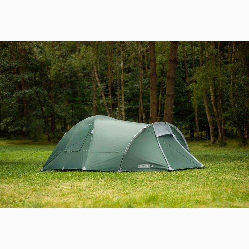3-Personen Campingzelt KADVA Kavio 3 grün 2