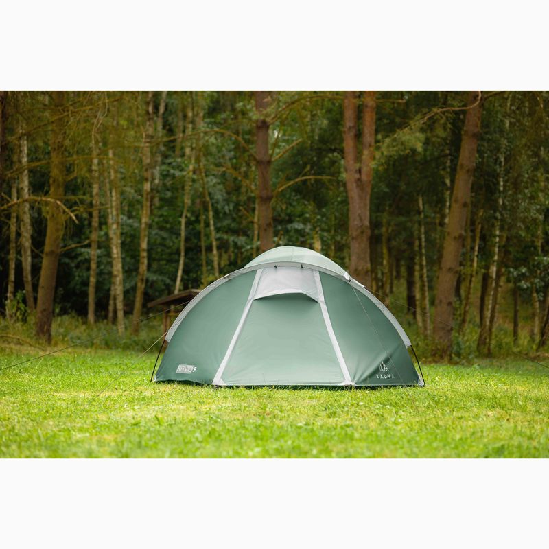 3-Personen Campingzelt KADVA Kavio 3 grün 3