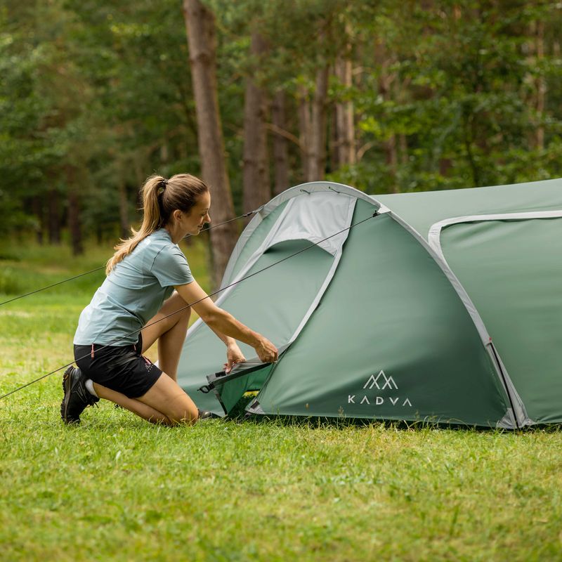 3-Personen Campingzelt KADVA Kavio 3 grün 16