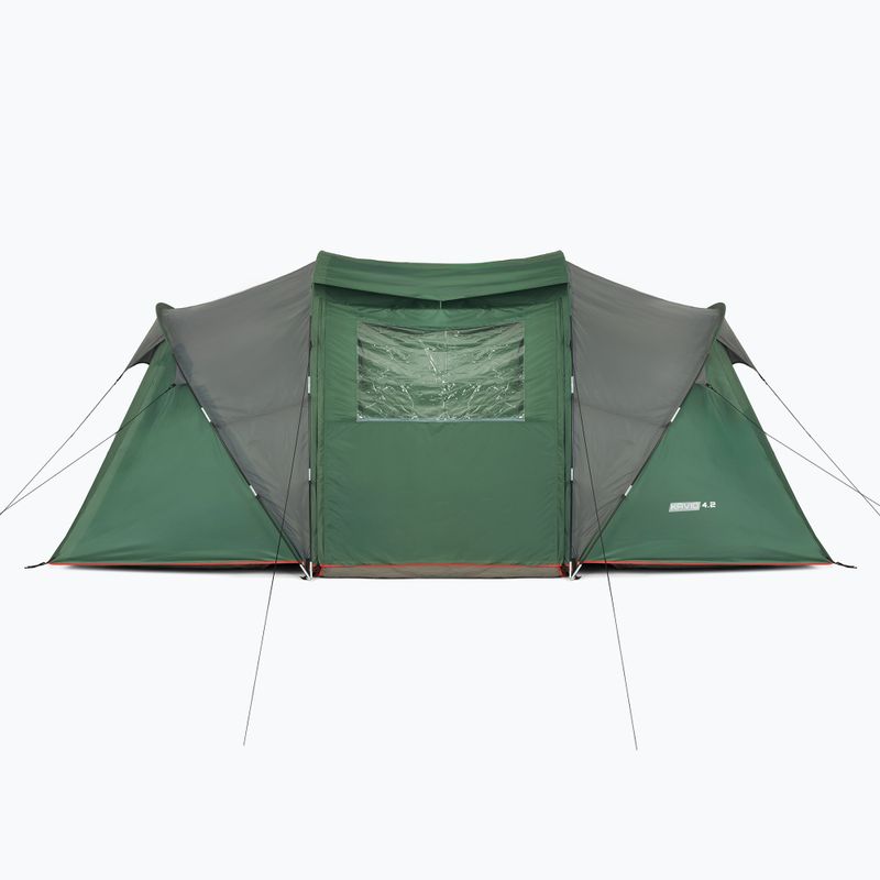 KADVA Kavio 4.2 4-Personen-Campingzelt grün
