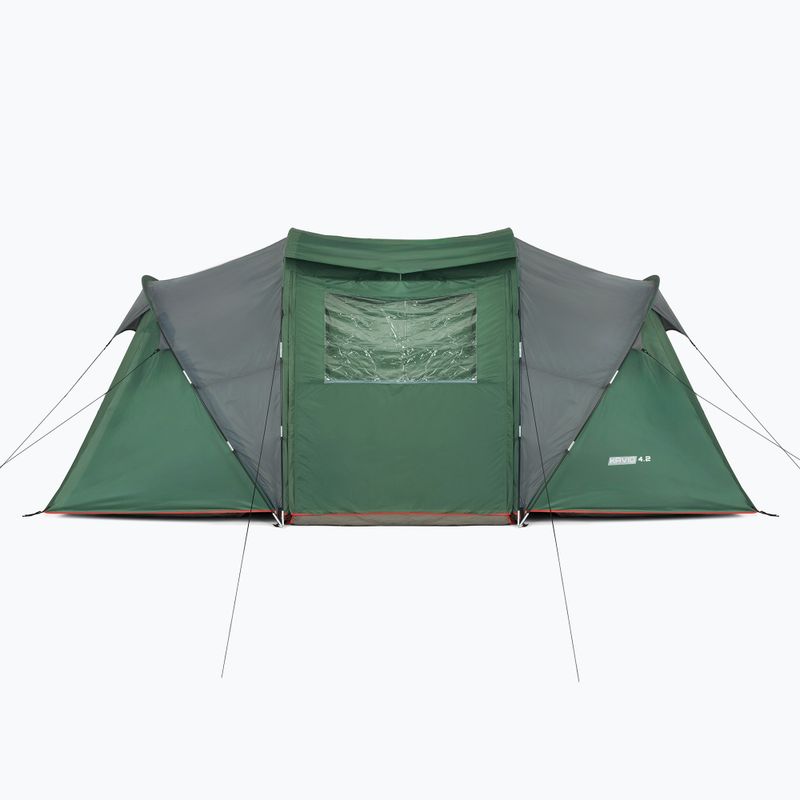 KADVA Kavio 4.2 4-Personen-Campingzelt grün