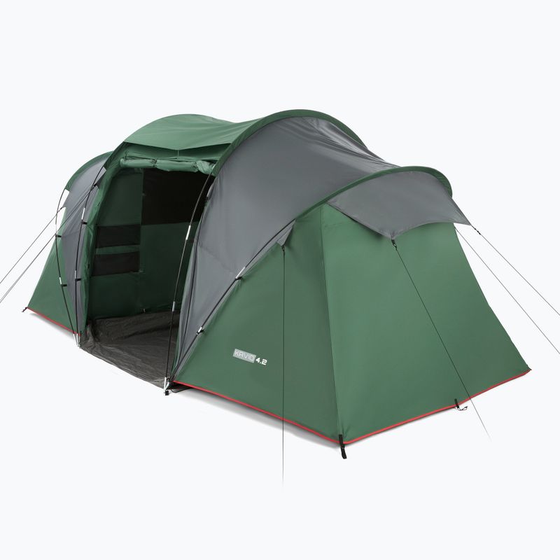 4-Personen Campingzelt KADVA Kavio 4 plus grün 3