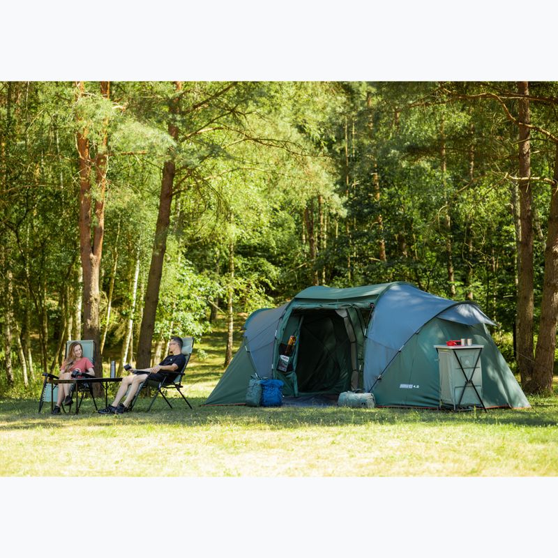 4-Personen Campingzelt KADVA Kavio 4 plus grün 14