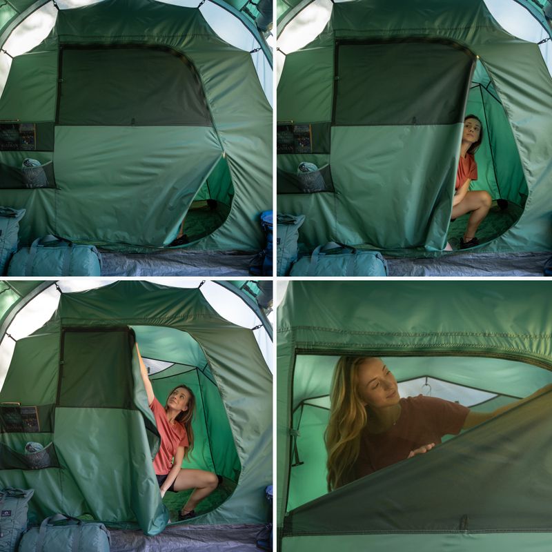 KADVA Kavio 4.2 4-Personen-Campingzelt grün 17