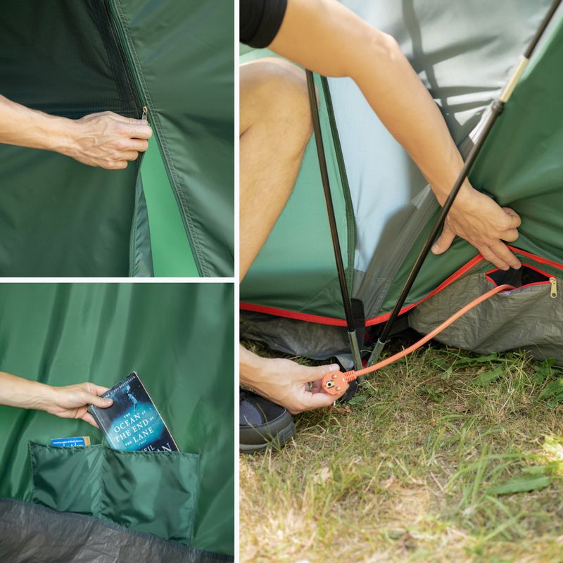 4-Personen Campingzelt KADVA Kavio 4 plus grün 21