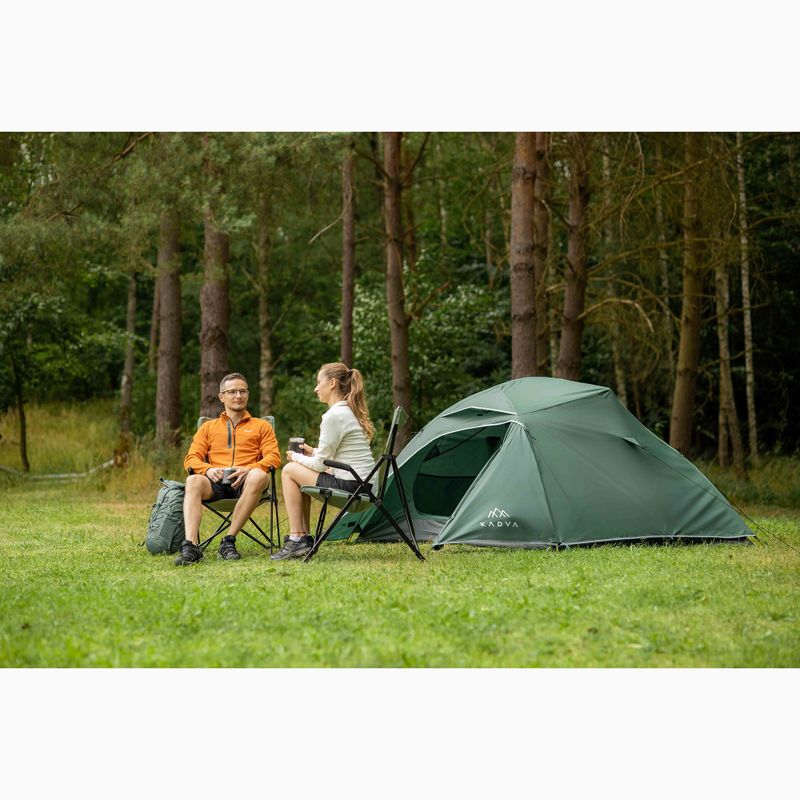 3-Personen Campingzelt KADVA Expedit 3 pro grün 2