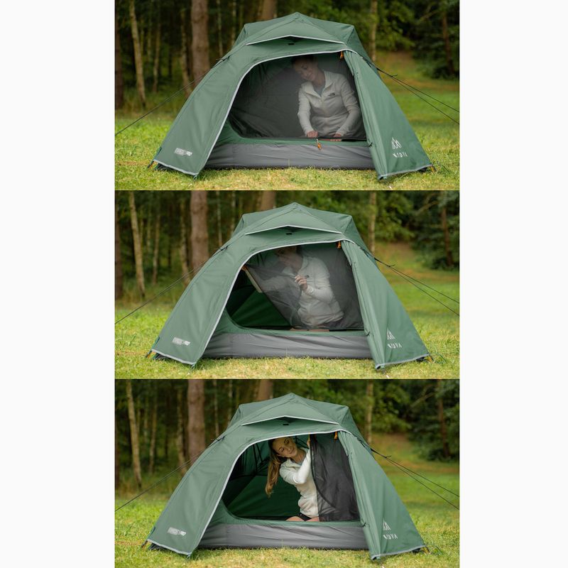 3-Personen Campingzelt KADVA Expedit 3 pro grün 15