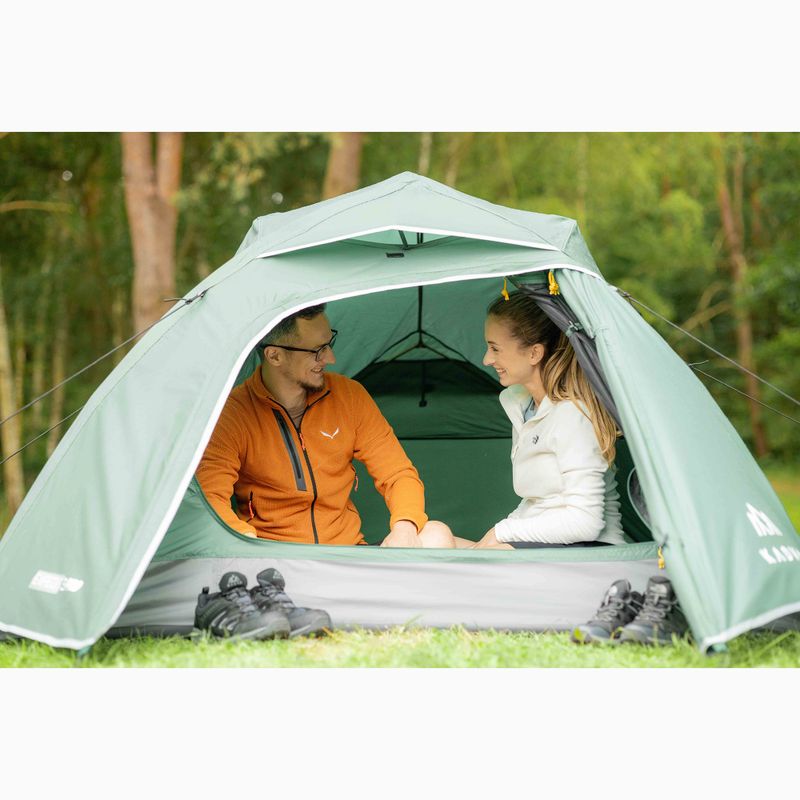 3-Personen Campingzelt KADVA Expedit 3 pro grün 16