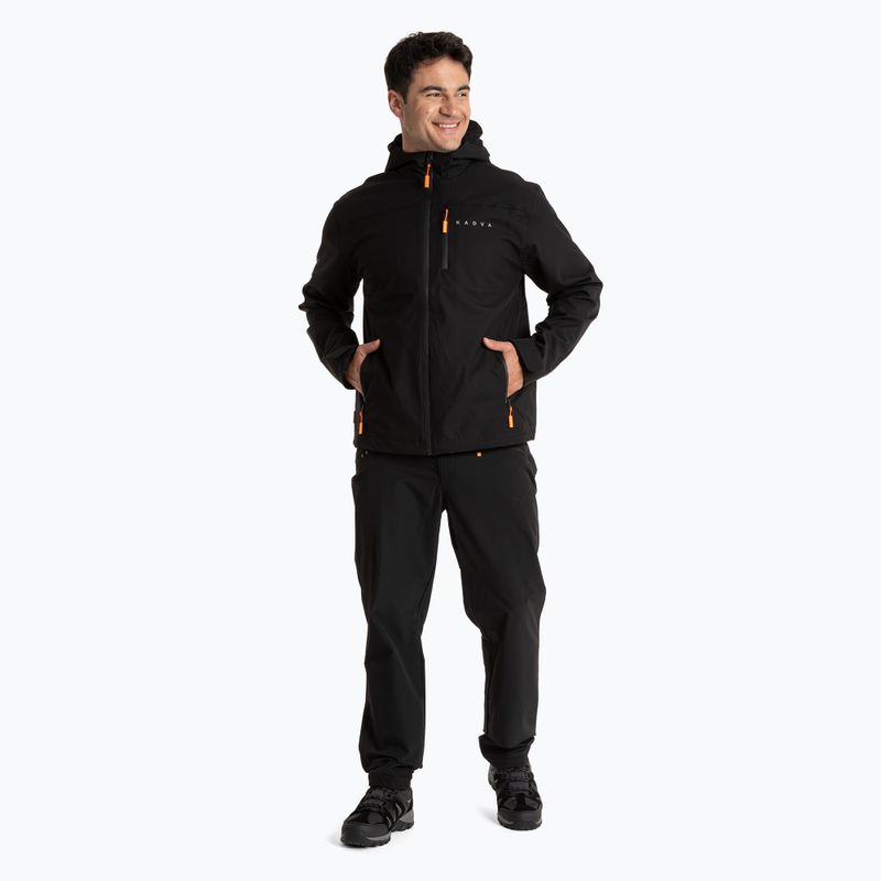 Herren KADVA Forest Regenjacke schwarz 2
