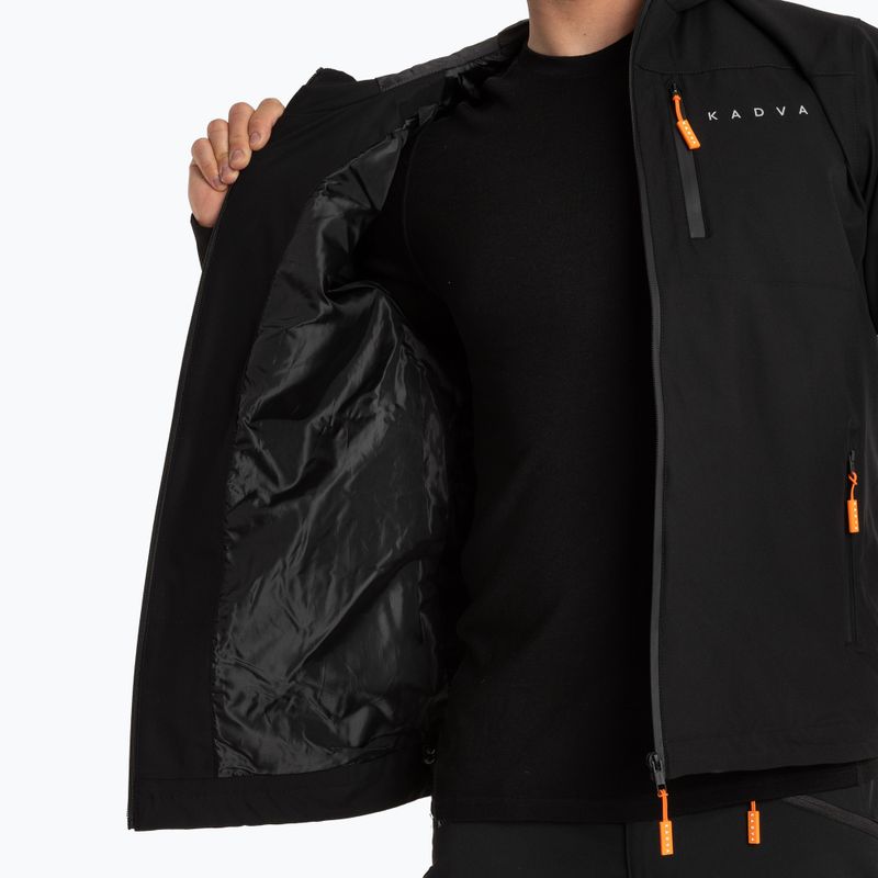 Herren KADVA Forest Regenjacke schwarz 12