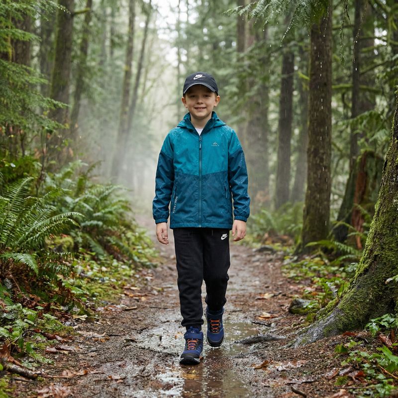 KADVA Fory Jrb Kinder Regenjacke navy blau 9