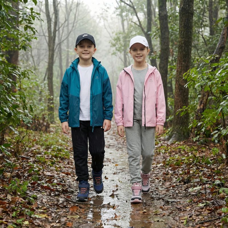 KADVA Fory Jrb Kinder Regenjacke navy blau 10