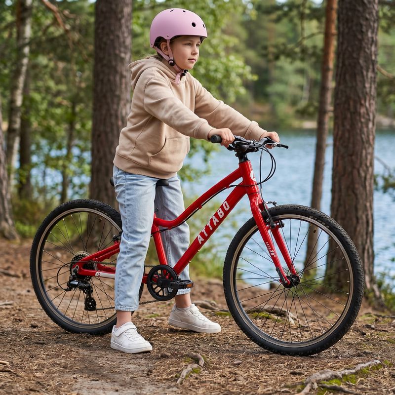 Kinderfahrrad ATTABO EASE 24" rot 6