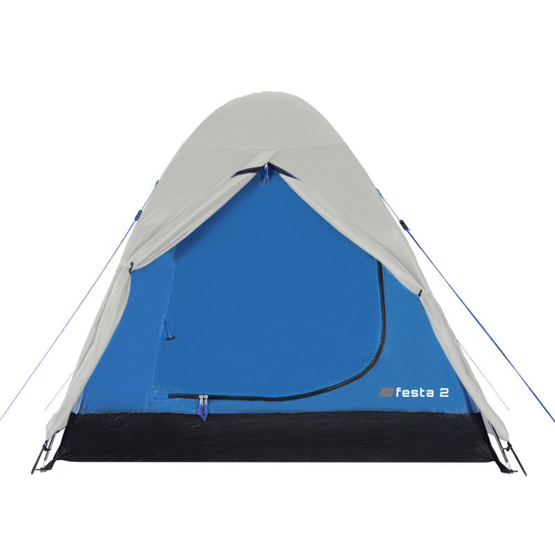 2-Personen Campingzelt KADVA Festa 2 grau/blau 5