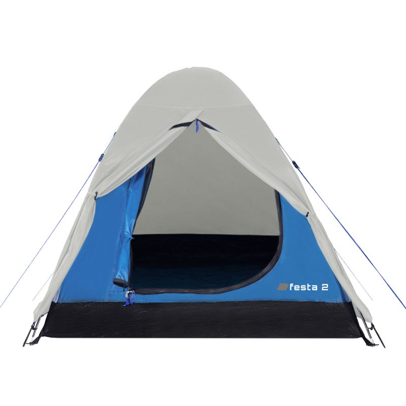 2-Personen Campingzelt KADVA Festa 2 grau/blau 7