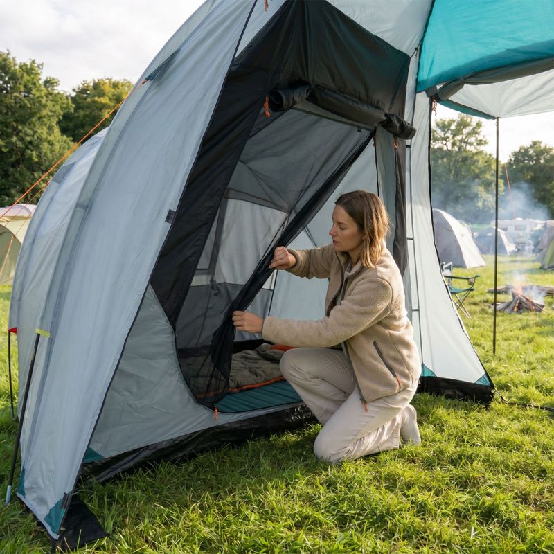 Campingzelt KADVA Kavio 6 plus grau 22