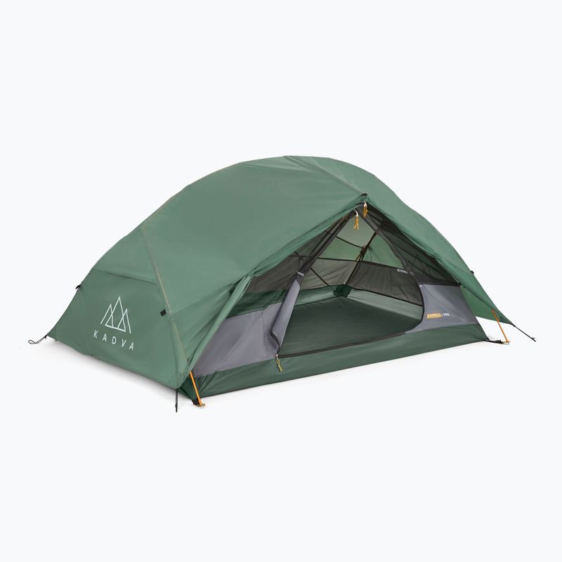 Ultraleichtes 2-Personen-Trekkingzelt KADVA EXPEDIT 2 PRO grau-grün