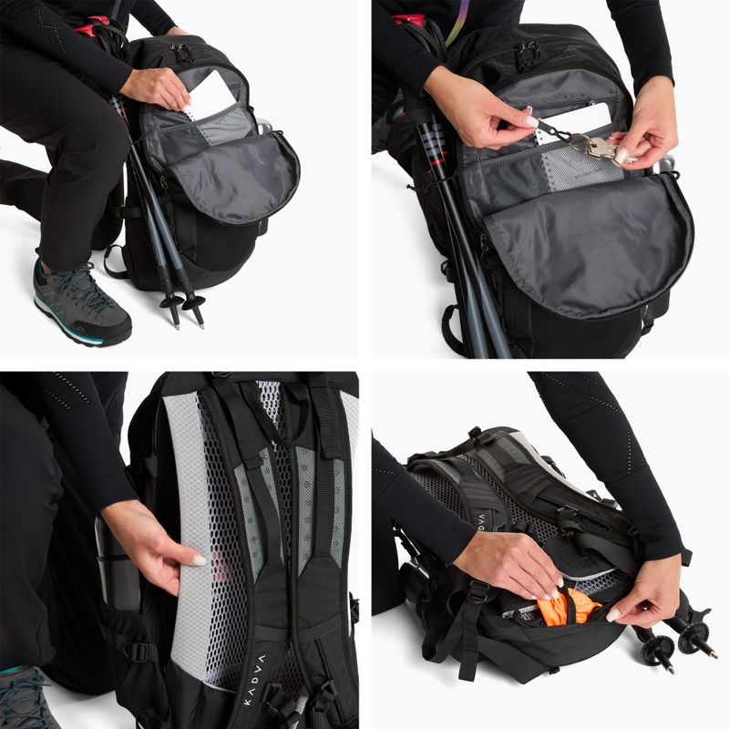 Tourenrucksack KADVA Okole 25 l schwarz 12