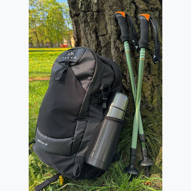 KADVA Krok 25 l Stadtrucksack schwarz