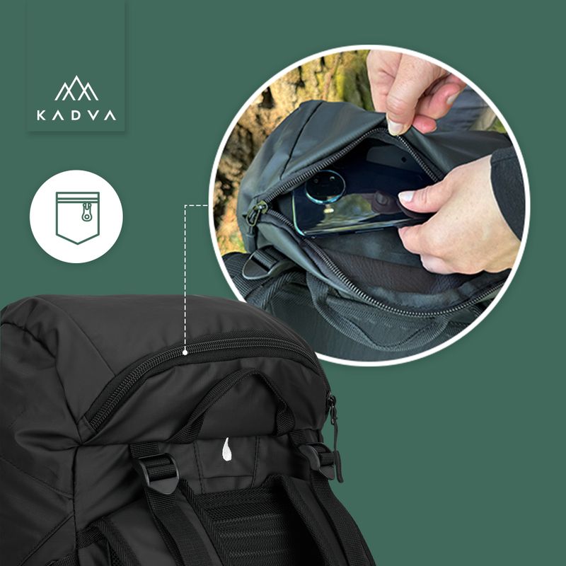 KADVA Mundoro 35 l Wanderrucksack schwarz 15