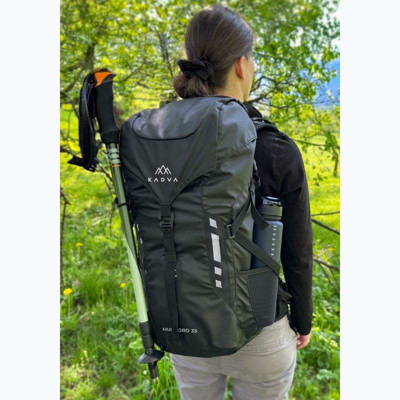 KADVA Mundoro 35 l Wanderrucksack schwarz 12