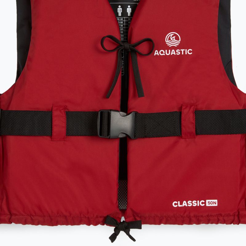 AQUASTIC Classic 50N rote Warnweste 3