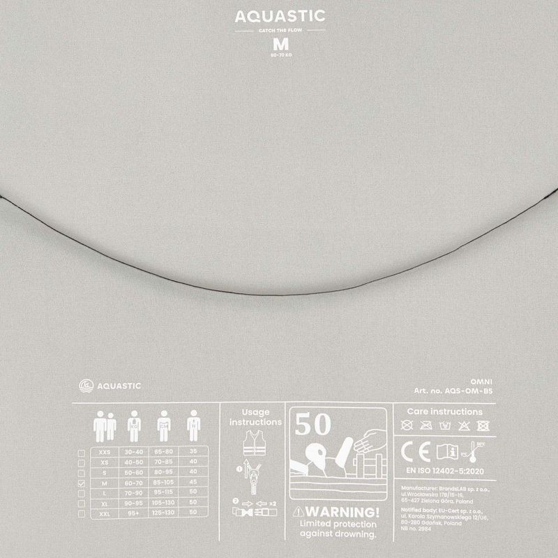 AQUASTIC Omni 50N Sicherungsweste schwarz 6