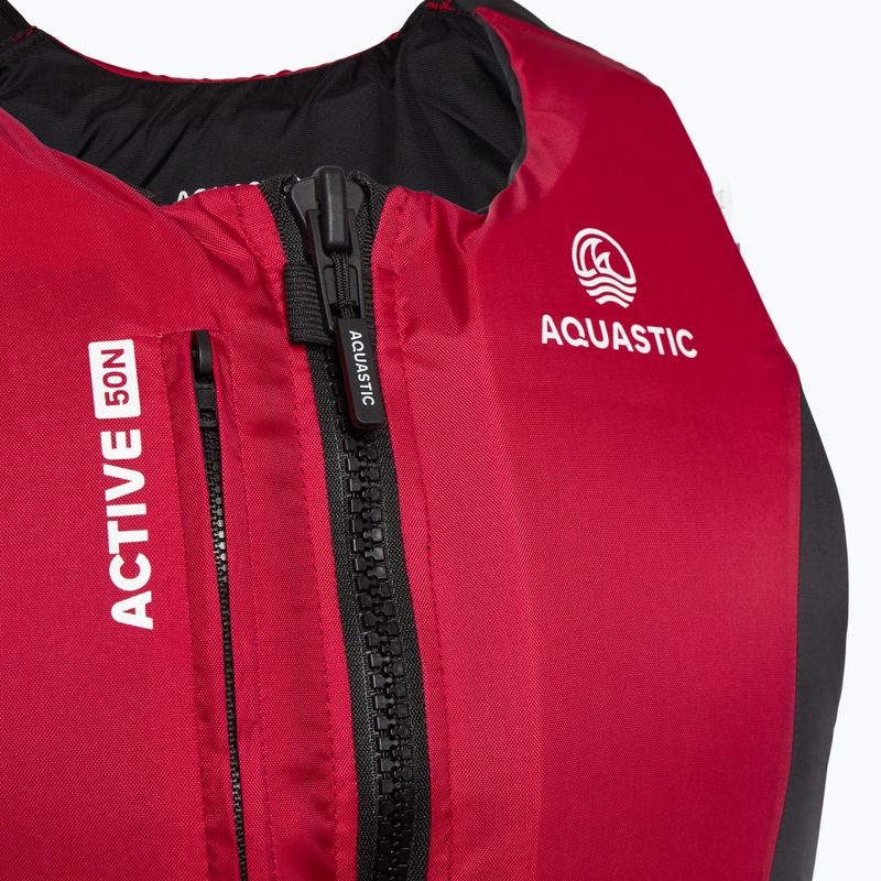 AQUASTIC Active 50N rote Sicherheitsweste 3