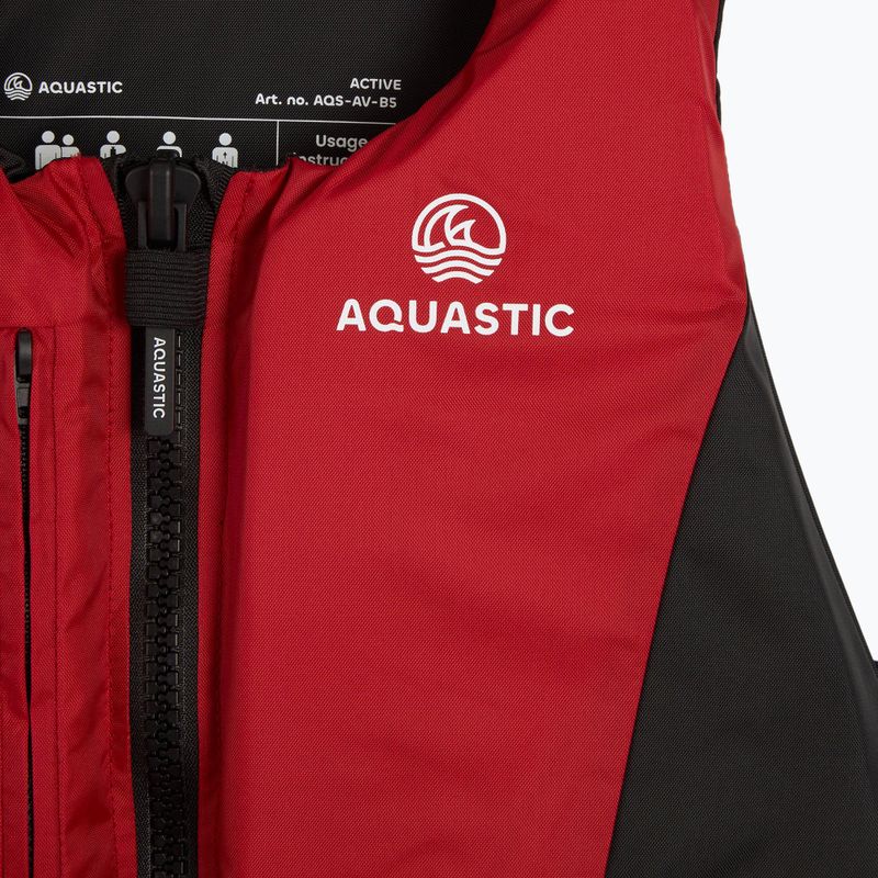AQUASTIC Active 50N rote Sicherheitsweste 3