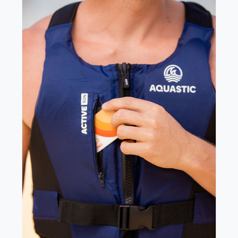 AQUASTIC Active 50N Sicherheitsweste blau 9