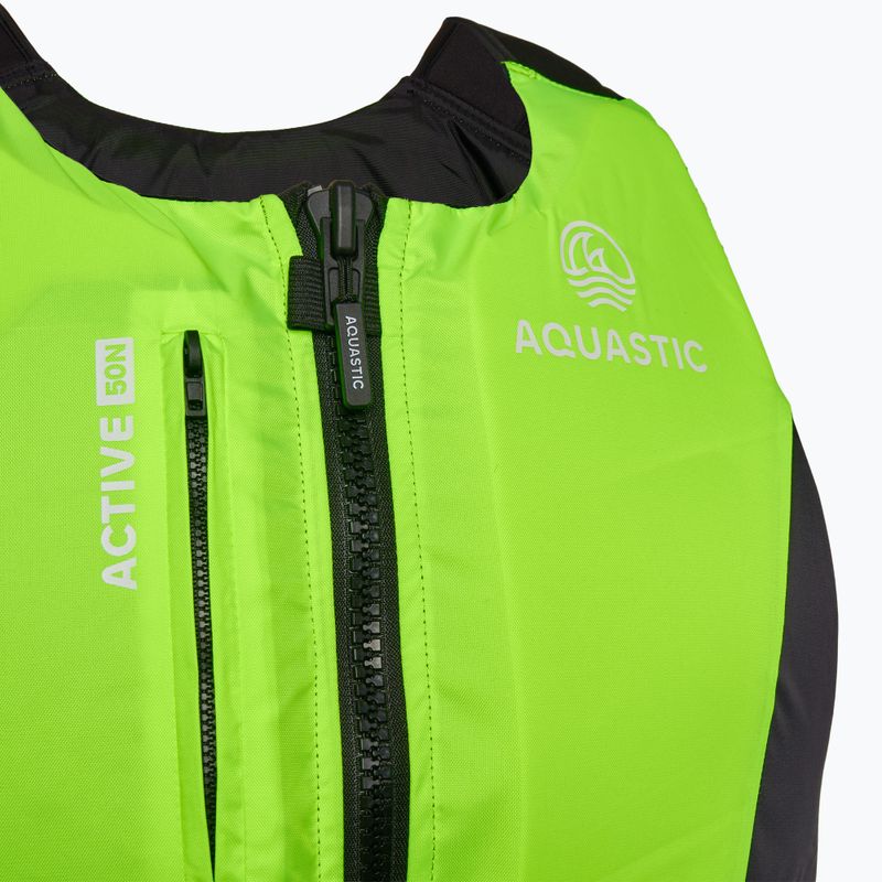 AQUASTIC Active 50N gelbe Sicherheitsweste 3