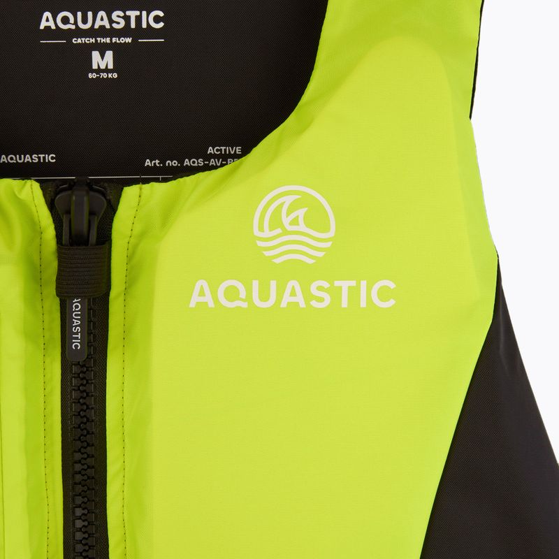 AQUASTIC Active 50N gelbe Sicherheitsweste 3