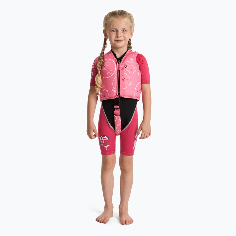 AQUASTIC Junior Kinder-Schwimmweste rosa 3