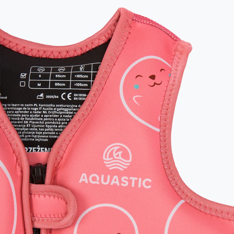 AQUASTIC Junior Kinder-Schwimmweste rosa 3