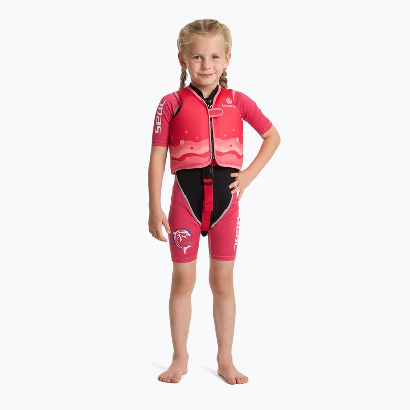 AQUASTIC Junior Kinder-Sicherungsweste dunkelrosa 3