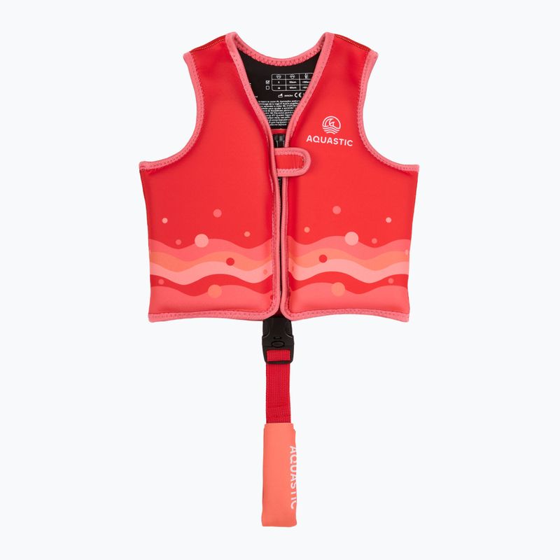 AQUASTIC Junior Kinder-Sicherungsweste dunkelrosa