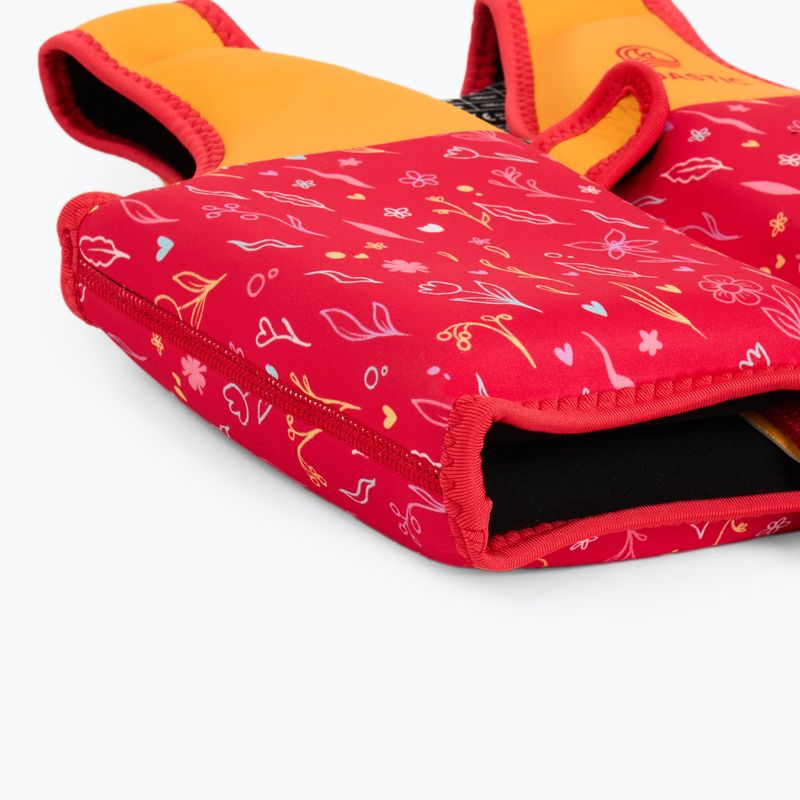 AQUASTIC Junior Kinder-Schwimmweste rosa/gelb 4