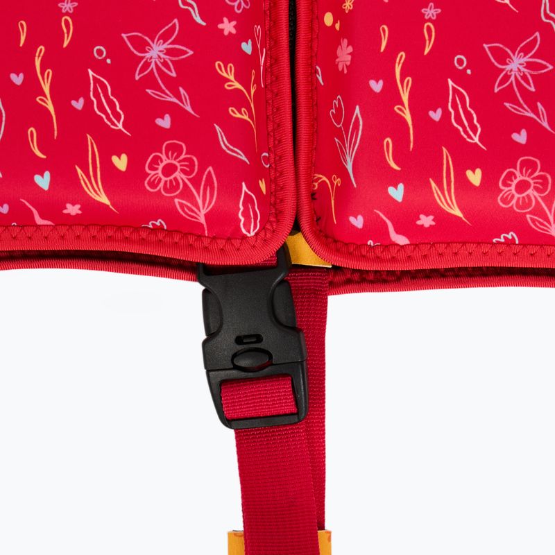 AQUASTIC Junior Kinder-Schwimmweste rosa/gelb 5
