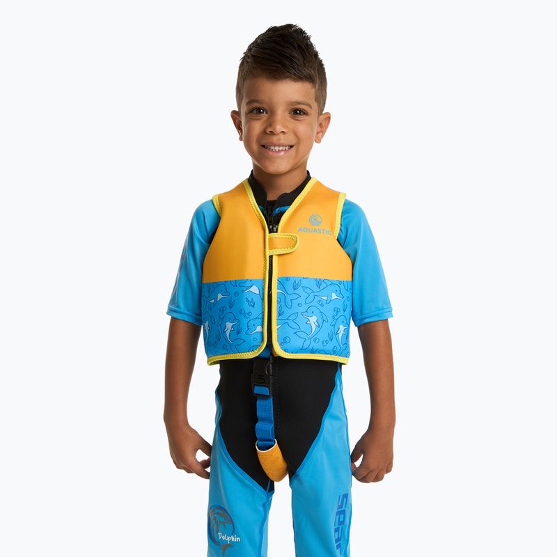 AQUASTIC Junior Kindersicherheitsweste blau 2