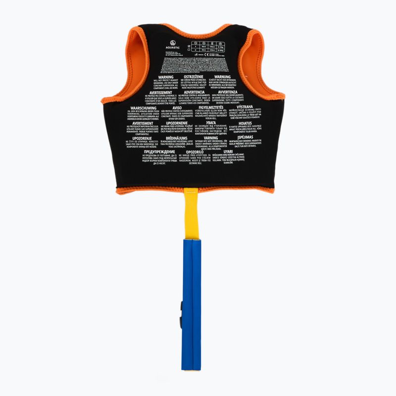 AQUASTIC Junior orange/blaue Sicherungsweste 6