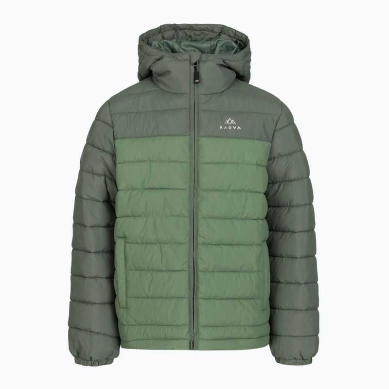 Kinderwattierte Jacke KADVA Snoway JRG grün 8
