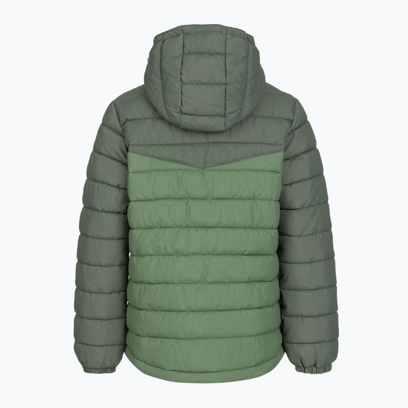 Kinderwattierte Jacke KADVA Snoway JRG grün 9