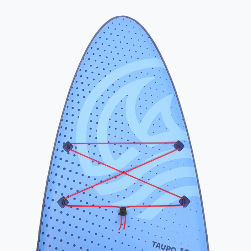 Set Board SUP aufblasbar AQUASTIC Taupo 10'8" Allround blau 6