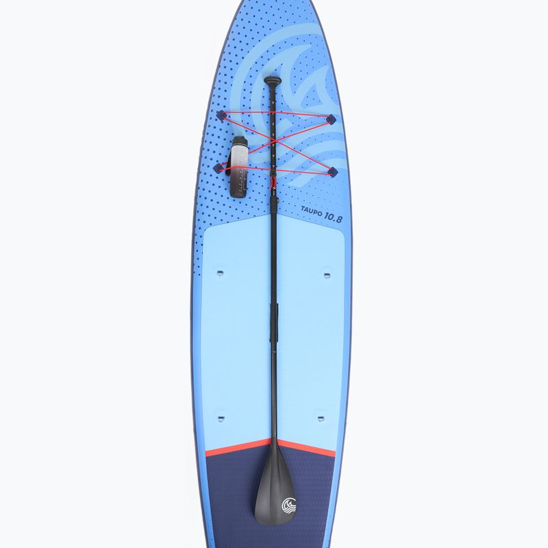 Set Board SUP aufblasbar AQUASTIC Taupo 10'8" Allround blau 10