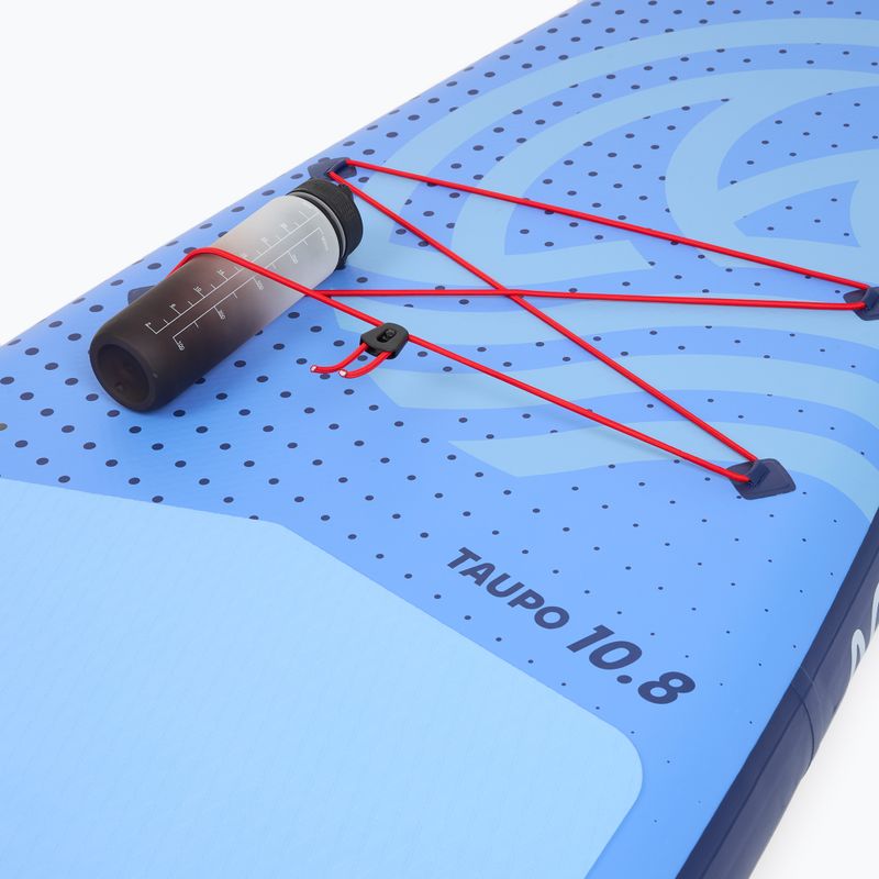 Set Board SUP aufblasbar AQUASTIC Taupo 10'8" Allround blau 11