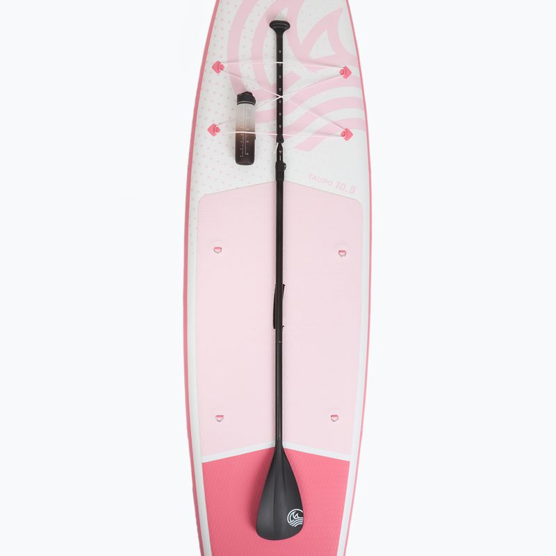 Set Board SUP aufblasbar AQUASTIC Taupo 10'8" Allround rosa 10